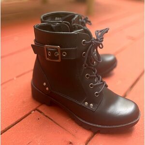 Women's Biker Black Boot